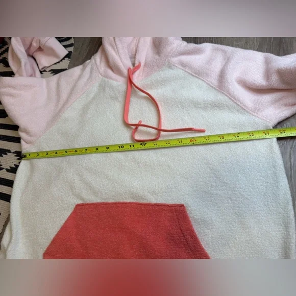 Outerknown Hightide Color Block Hoodie Sunset Blush Large - Picture 7 of 8